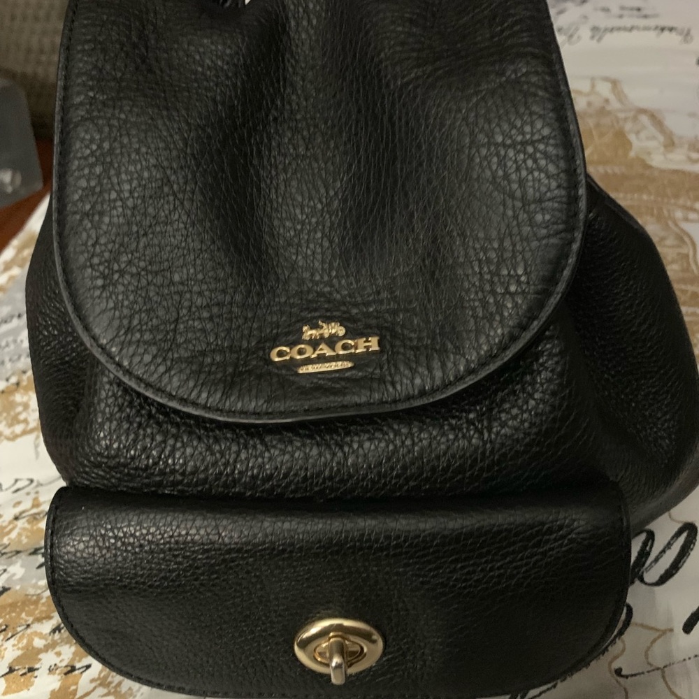 COACH MINI LEATHER BACKPACK’